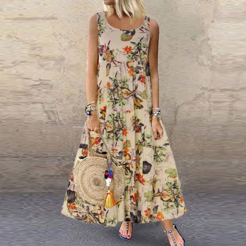 Summer Short-sleeved Dress