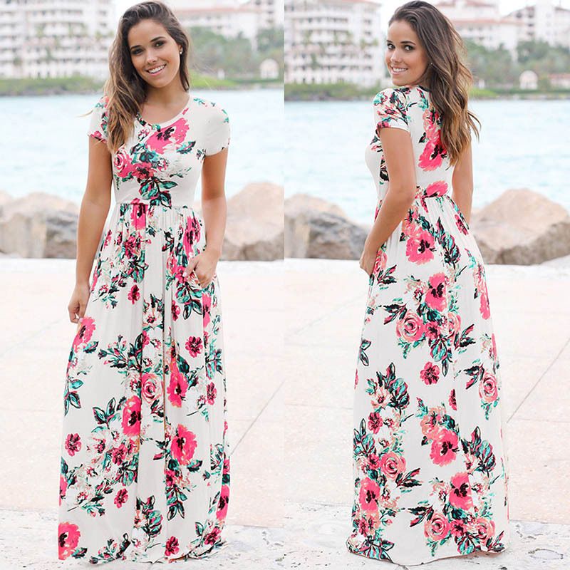 Knitted Printed Dress