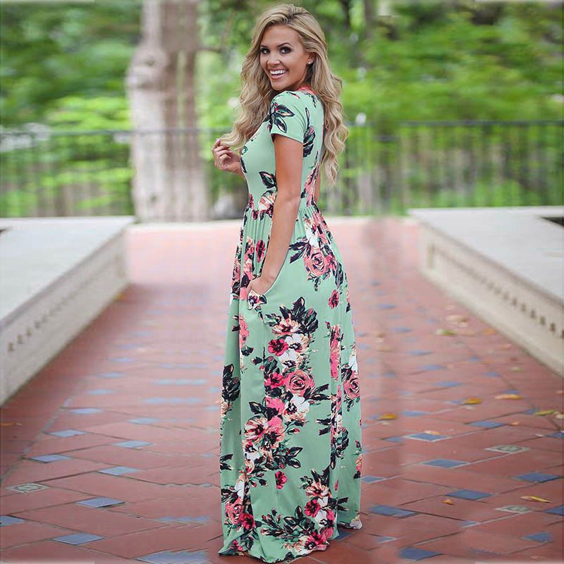 Knitted Printed Dress