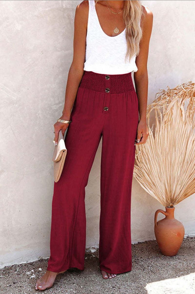 Women's Loose Wide-Leg Trousers