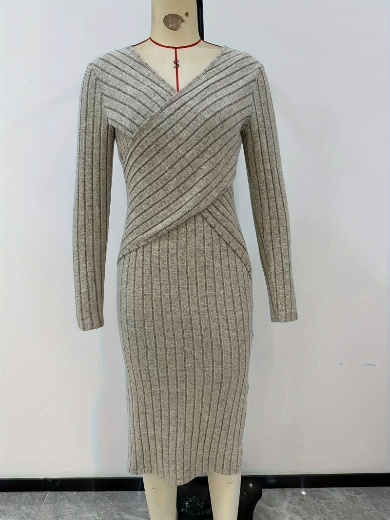 High Waist Split Dress