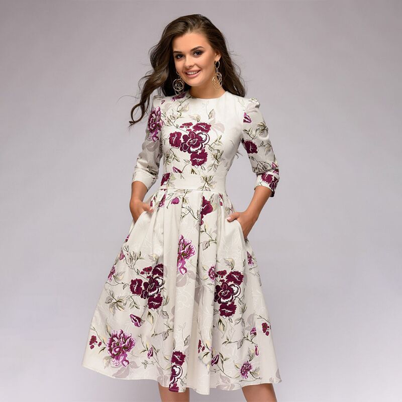 Vintage Floral Dress