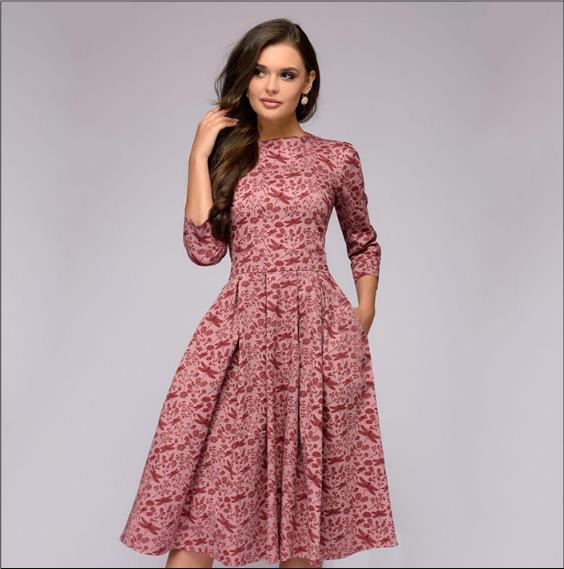 Vintage Floral Dress