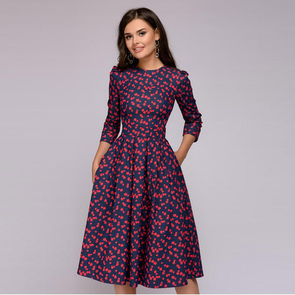 Vintage Floral Dress