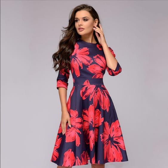 Vintage Floral Dress