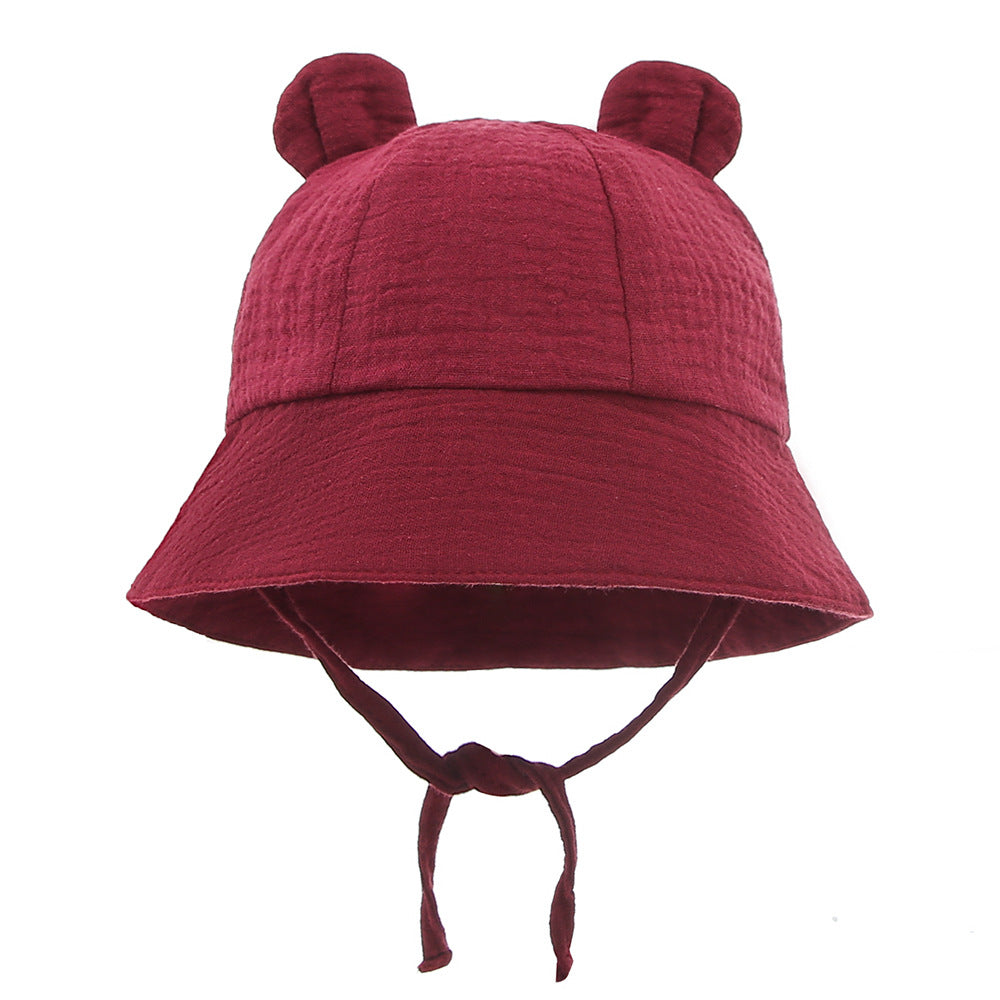 Baby cute basin hat