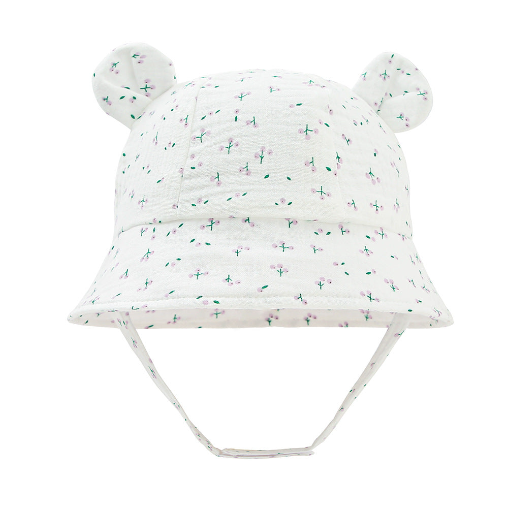 Baby cute basin hat