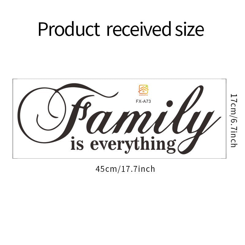 Simple English Slogan Sticker
