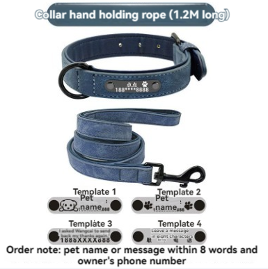 Pet lettering collar