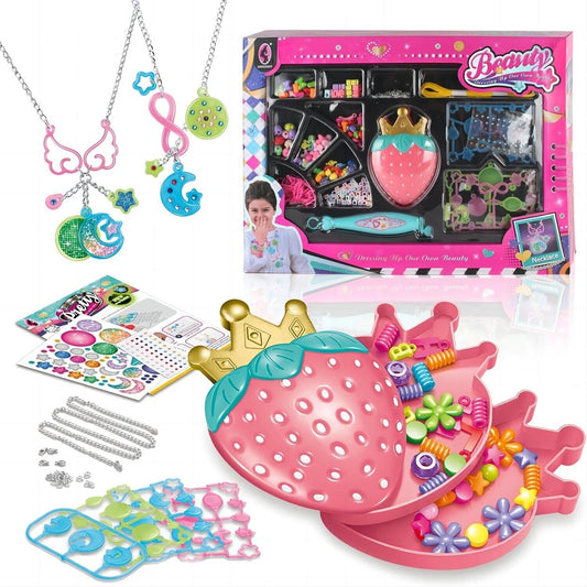 Children's Bracelet Making Kit, Beaded Rope DIY, Children's Hand Knitting Beading Games, Craft Rope Making Tools, Children's Game Activity Sets .Logistics Is Randomly Sent By UPS,USPS,FEDEX.