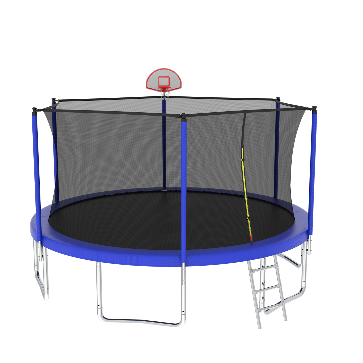 14FT For Kids Children With Safety Enclosure Net Outdoor Backyards Large Recreational Trampoline