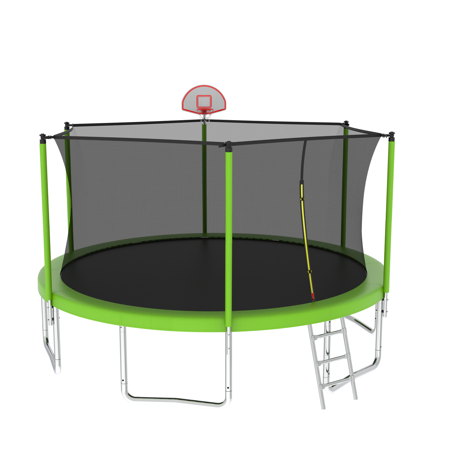14FT For Kids Children With Safety Enclosure Net Outdoor Backyards Large Recreational Trampoline
