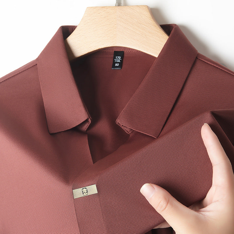 Breathable V-neck Short Sleeves