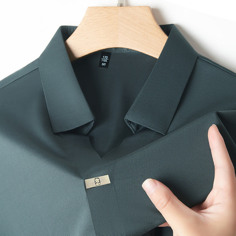Breathable V-neck Short Sleeves