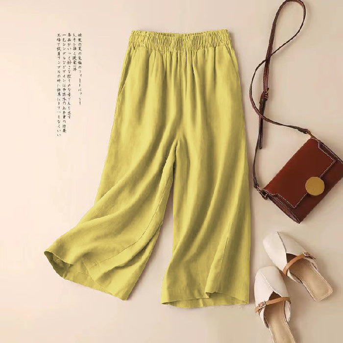 Women's Cropped Casual Pants
