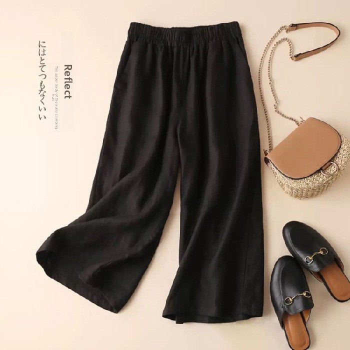 Women's Cropped Casual Pants