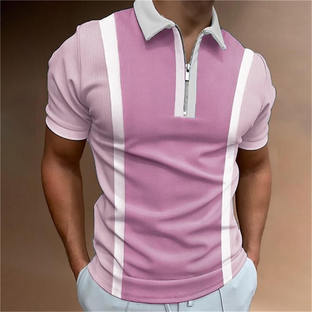 Zipper Short Sleeve Casual Sports Top