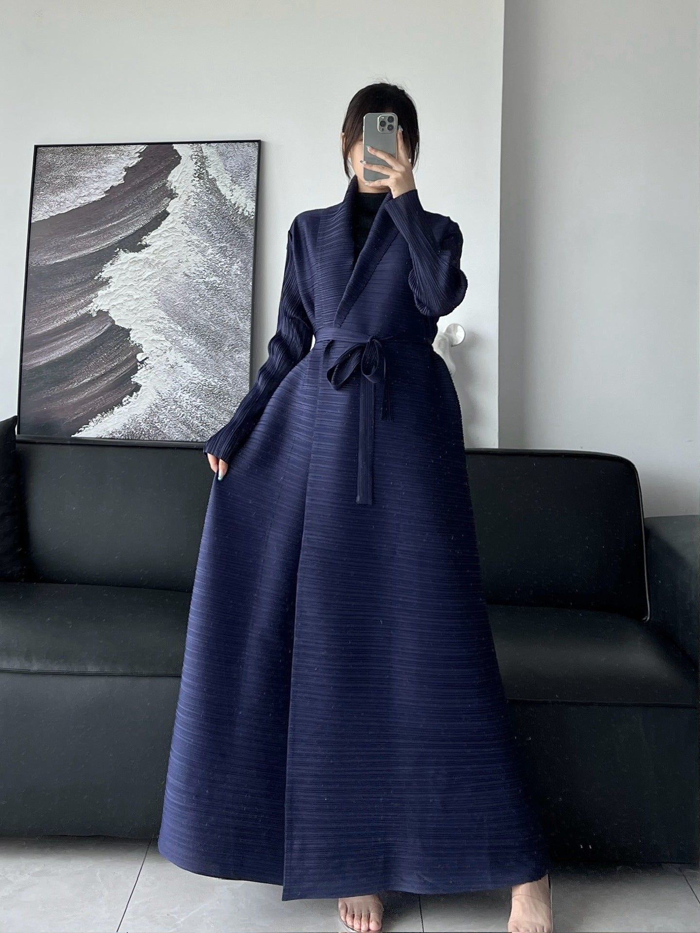 Clear Muslim Trench Coat