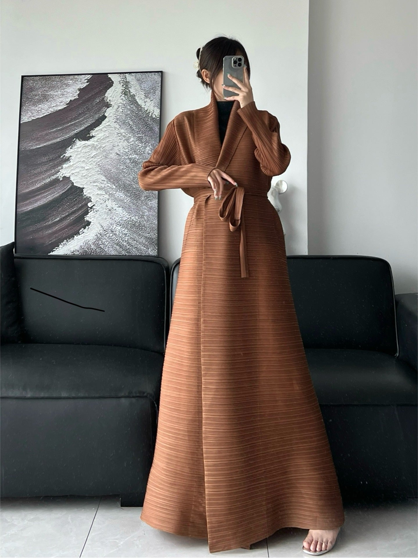 Clear Muslim Trench Coat