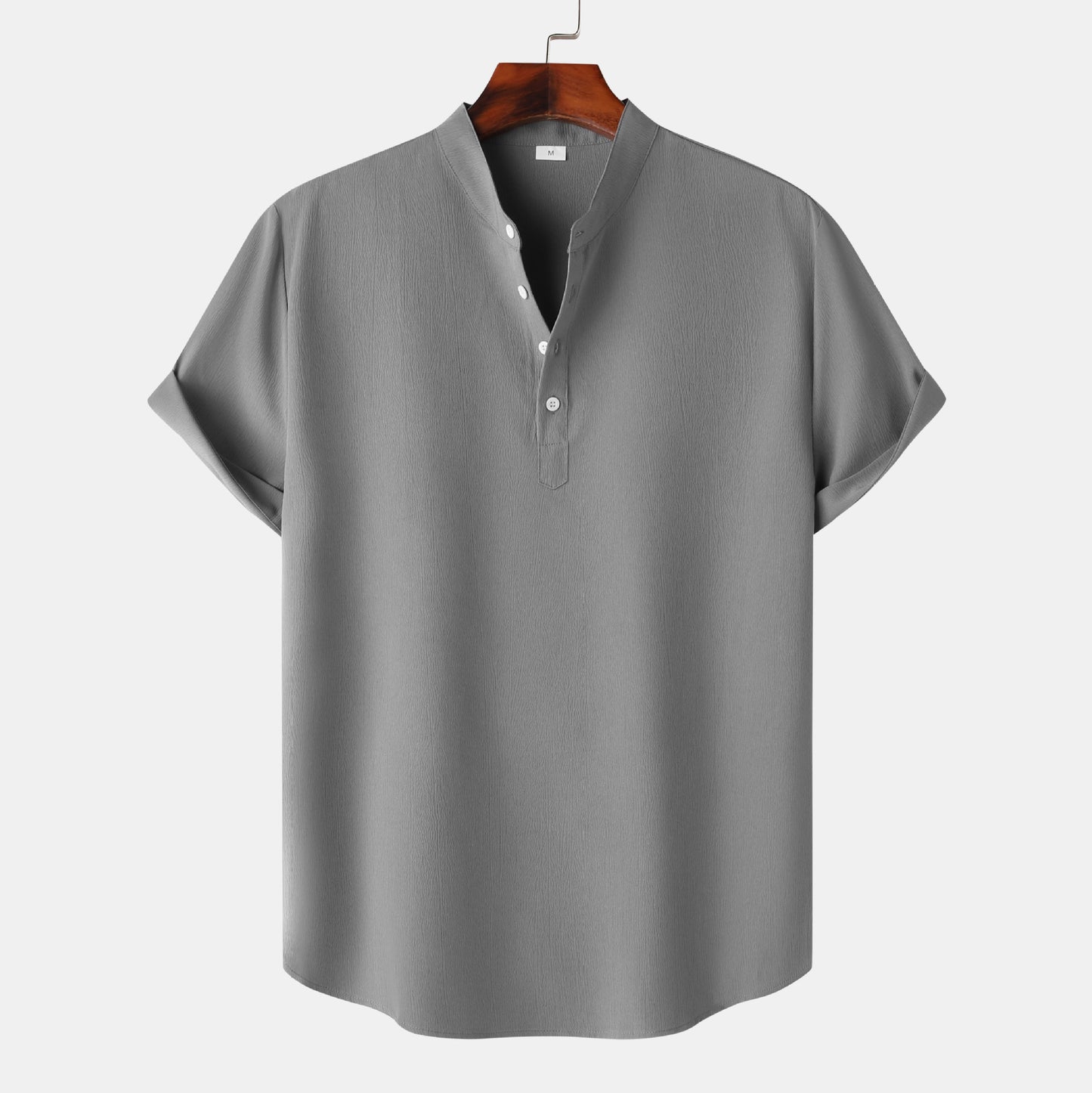 Solid Collar Shirt