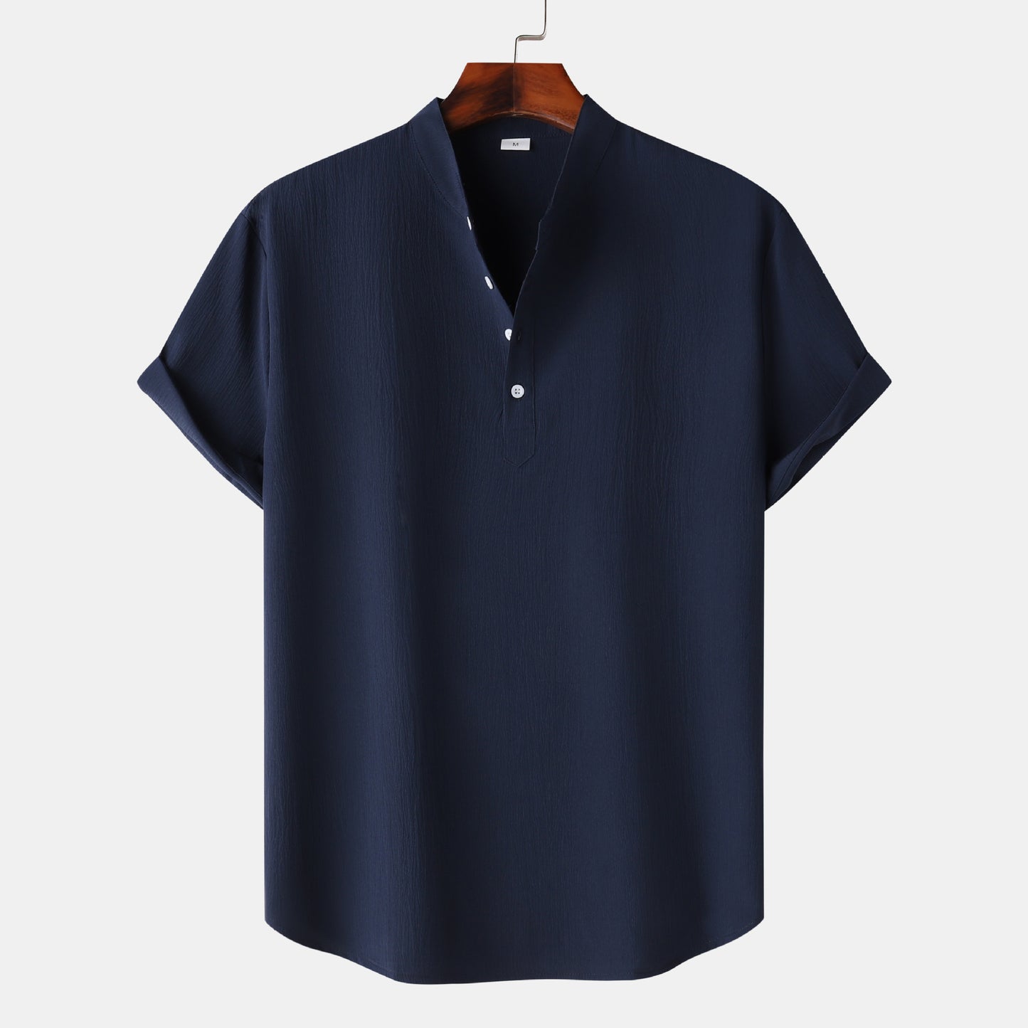 Solid Collar Shirt