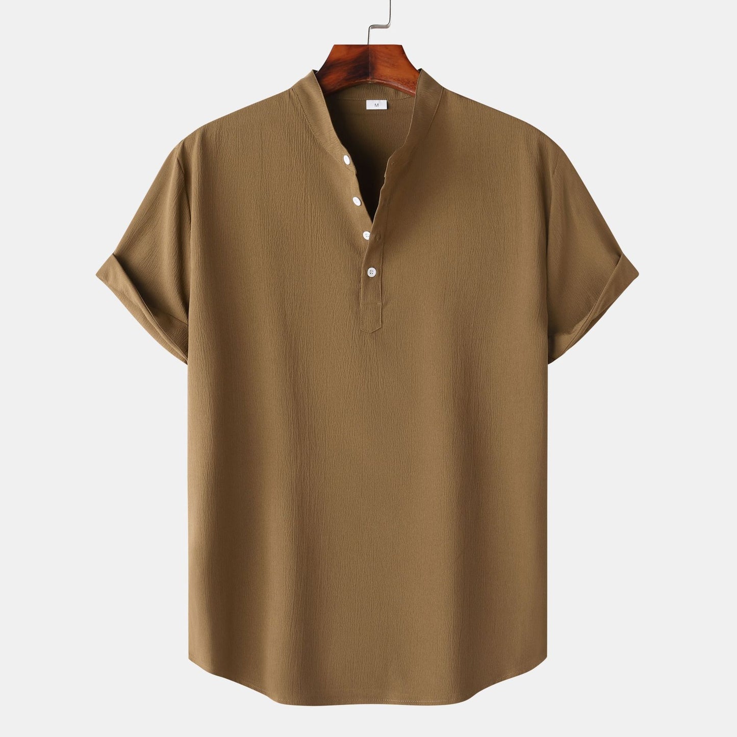 Solid Collar Shirt