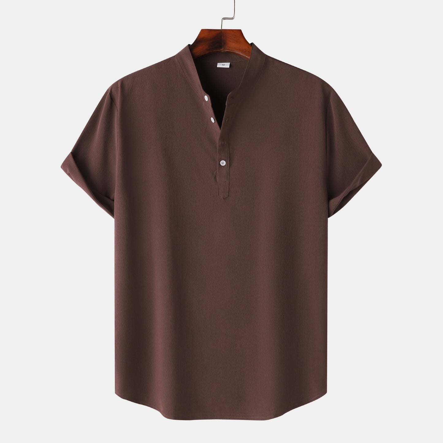 Solid Collar Shirt
