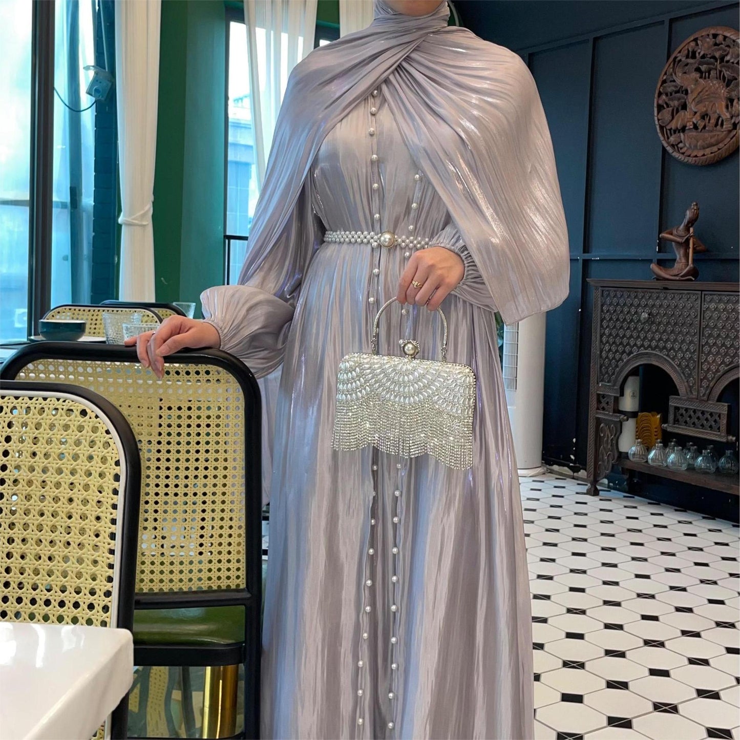 Muslim Streamer Yarn Dress