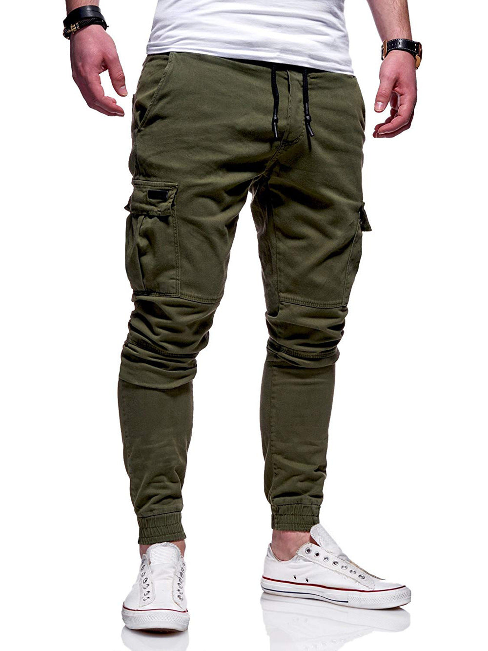 Patch-Pocket Leg Pants