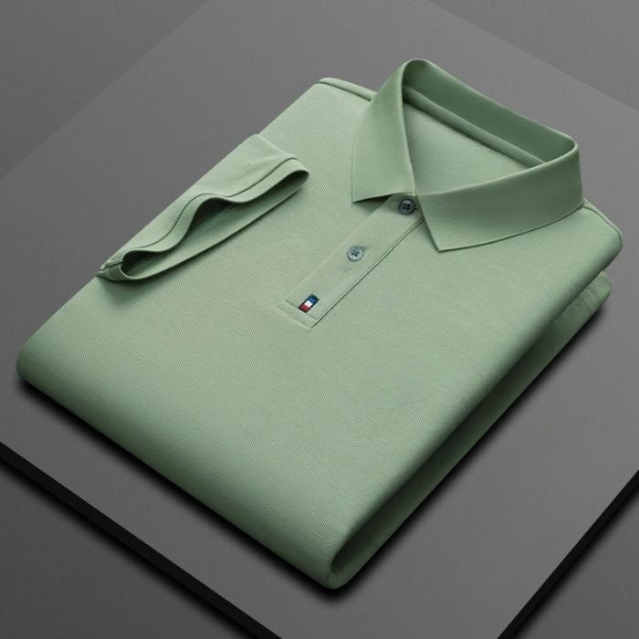 Cotton Business Short-sleeved Polo Shirt