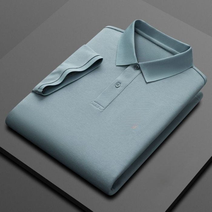 Cotton Business Short-sleeved Polo Shirt
