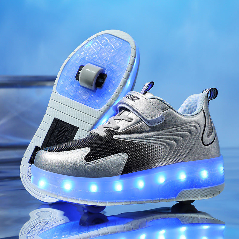 Children's Two-wheel Skating Shoes