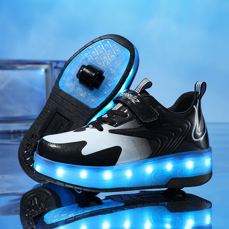 Children's Two-wheel Skating Shoes
