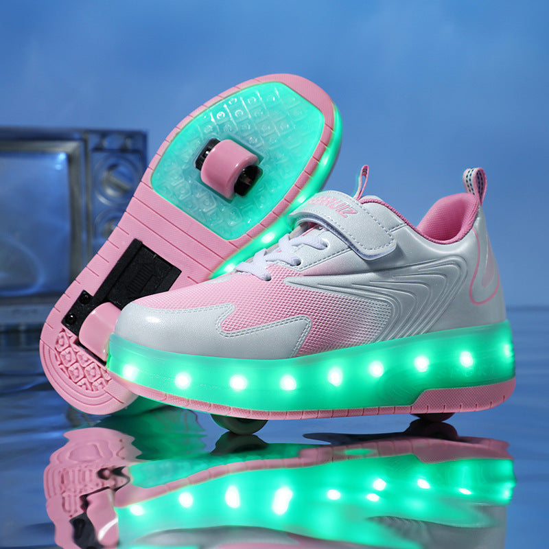 Children's Two-wheel Skating Shoes