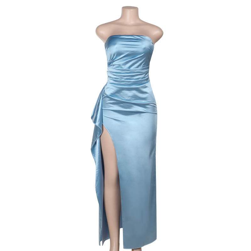 Strapless Split Dress