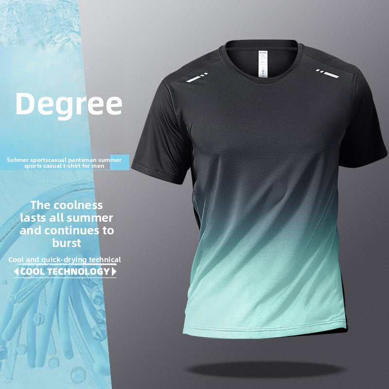 Men's Quick-Dry Short-Sleeved Sports T-Shirt