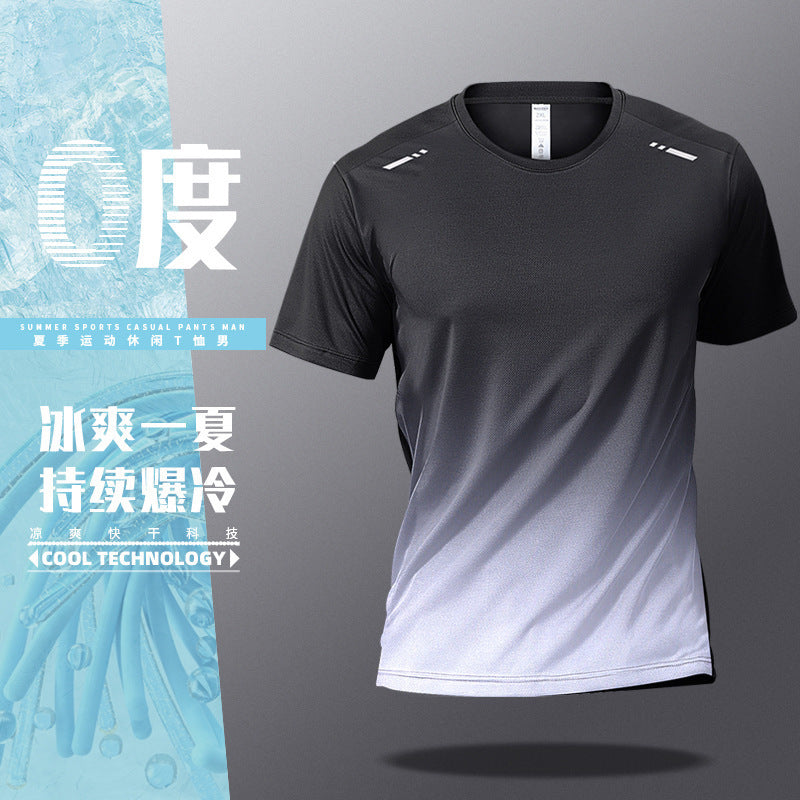 Men's Quick-Dry Short-Sleeved Sports T-Shirt