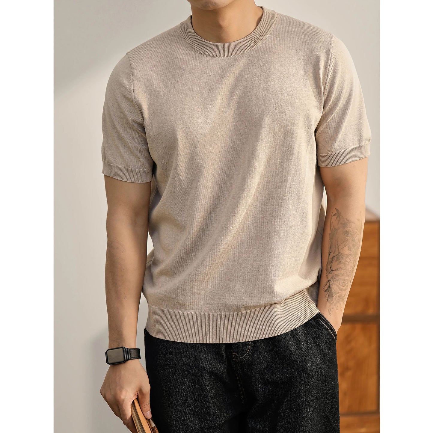 Men's Short-sleeved Sweater