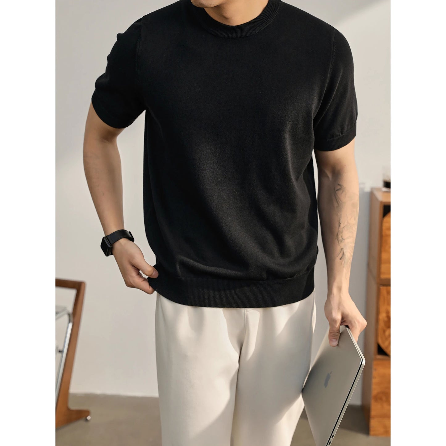 Men's Short-sleeved Sweater