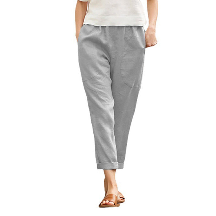 Women's loose Pocket Harem Pants