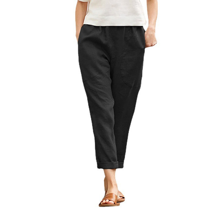 Women's loose Pocket Harem Pants