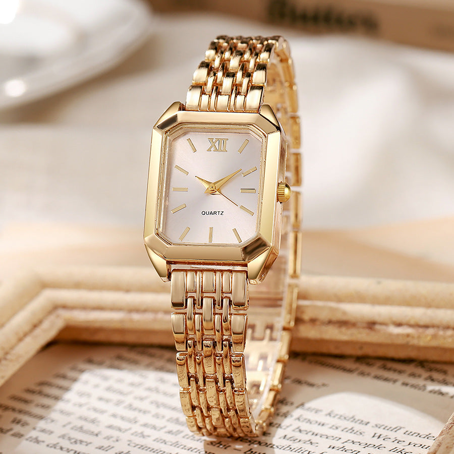 Women's Square Steel Band Watch