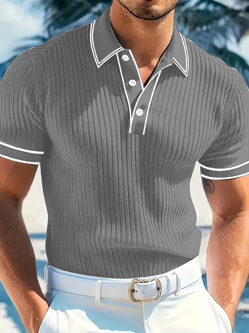 Men's Short-sleeved Polo Shirt