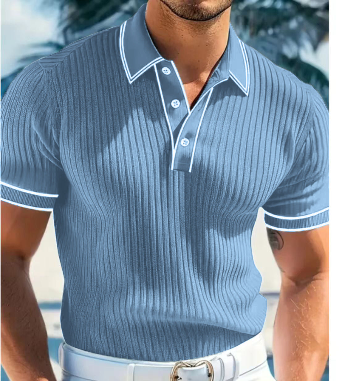 Men's Short-sleeved Polo Shirt
