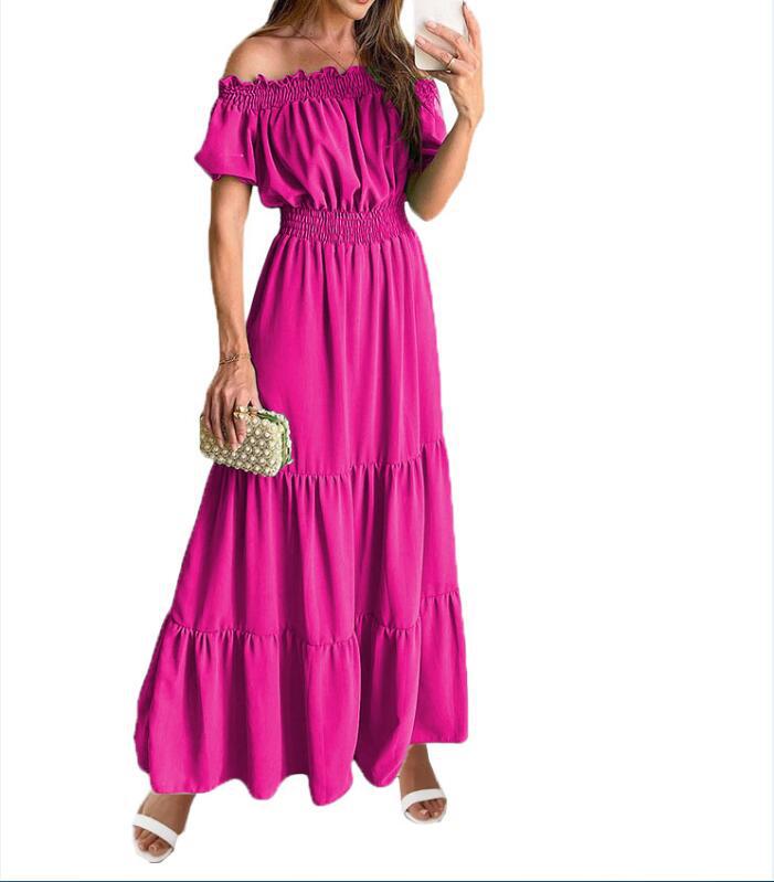 One-word Collar Dress