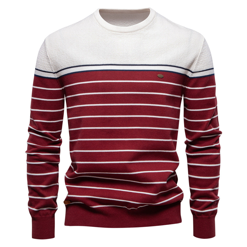 Striped Color Matching Long Sleeve