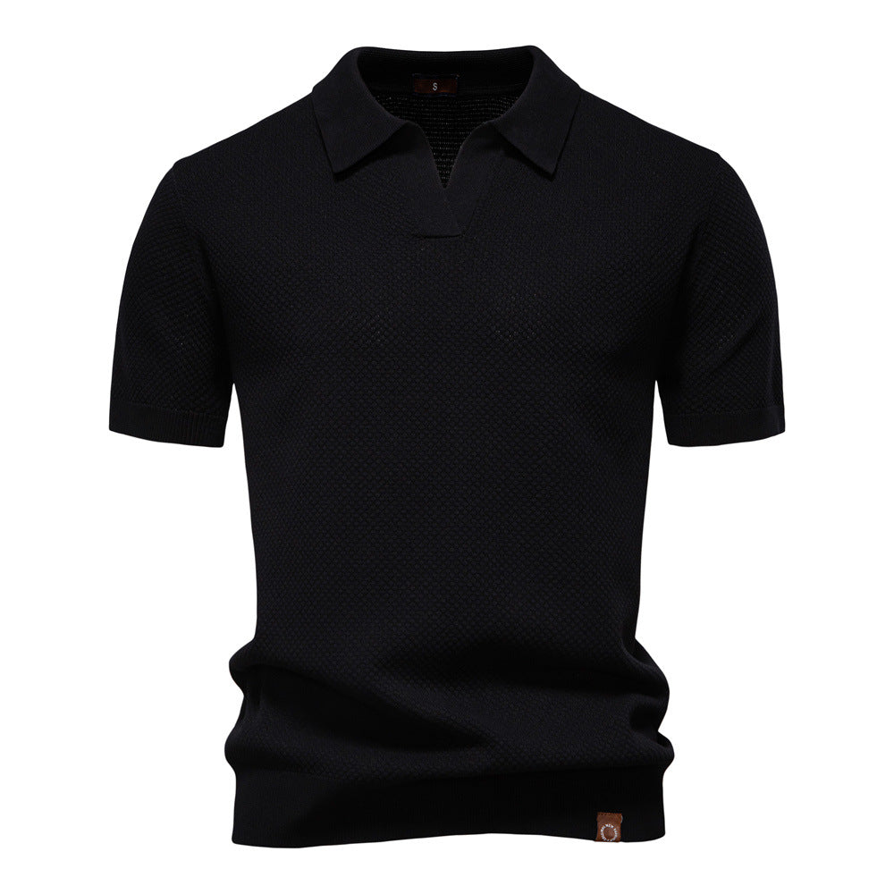 Short-sleeved Pineapple Polo Shirt