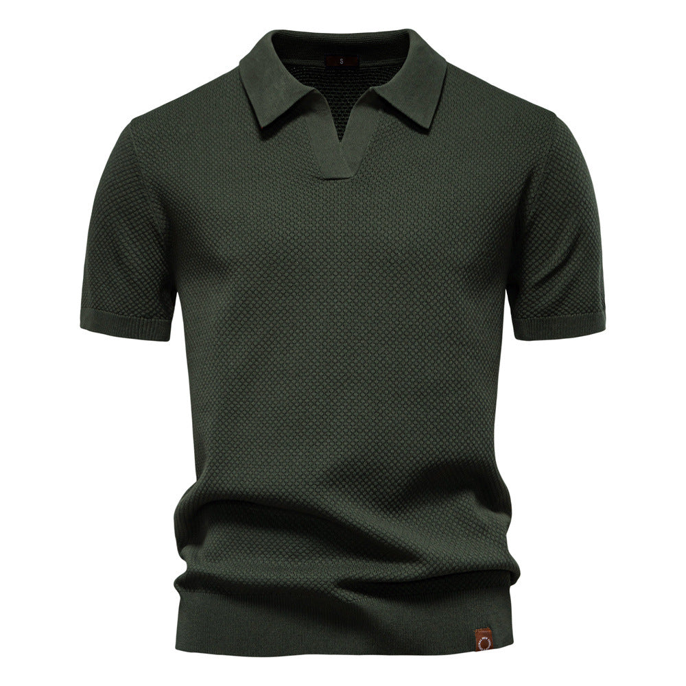 Short-sleeved Pineapple Polo Shirt
