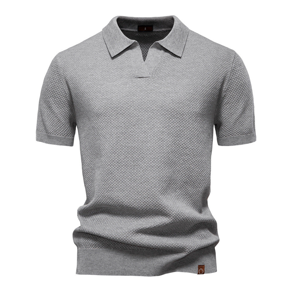 Short-sleeved Pineapple Polo Shirt