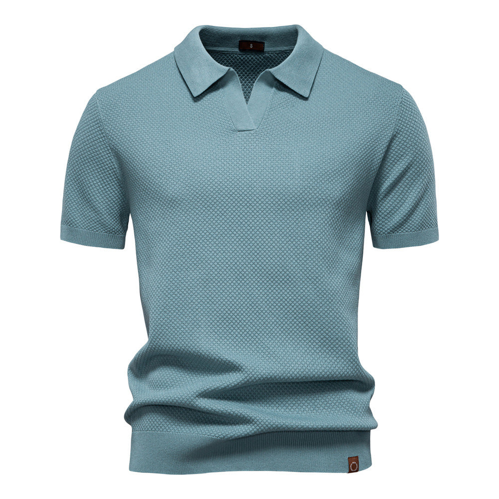 Short-sleeved Pineapple Polo Shirt